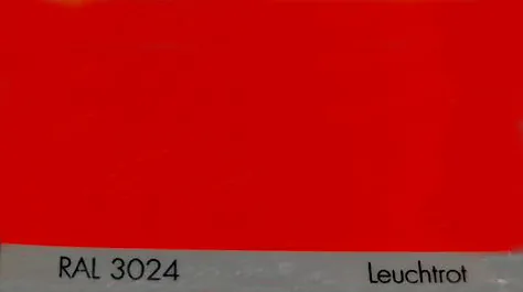 RAL 3024 Leuchtrot: Produktbild