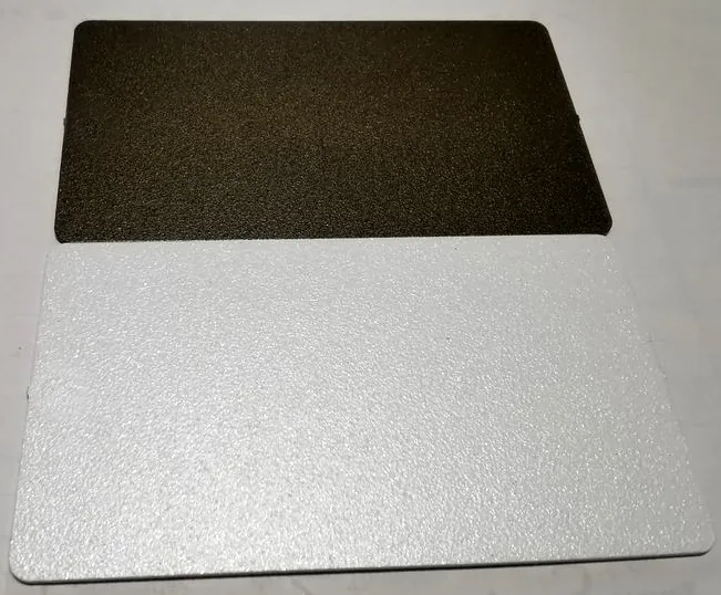 Weiß Wrinkle Feinstruktur Metallic Matt: Produktbild