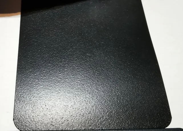 RAL 9005 Schwarz Wrinkle Tiefschwarz Feinstruktur Matt: Produktbild