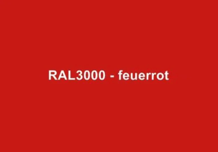RAL 3000 Feuerrot: Produktbild
