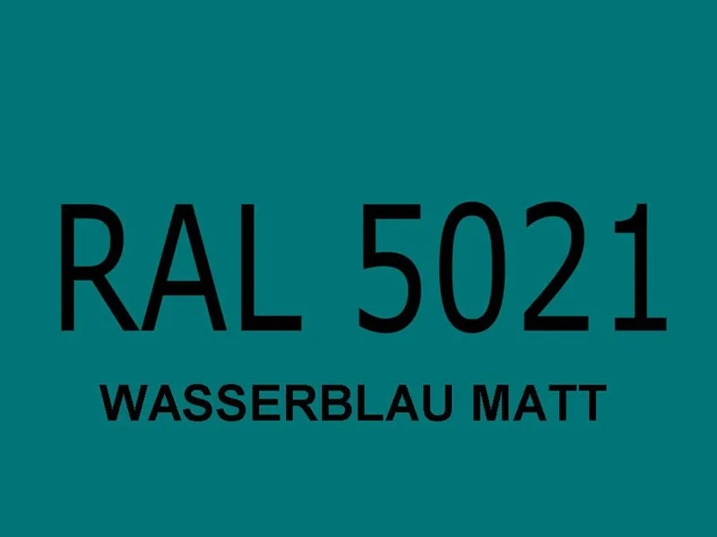 RAL 5021 Wasserblau Matt: Produktbild
