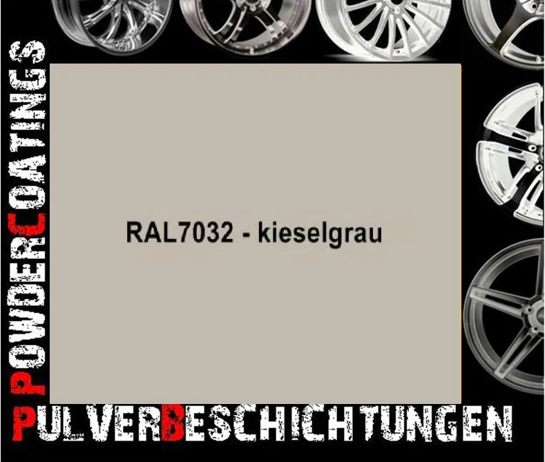 RAL 7032 Kieselgrau Matt Feinstruktur: Produktbild