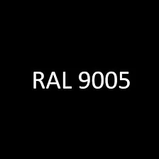 RAL 9005 Tiefschwarz Seidenmatt Grobstruktur: Produktbild