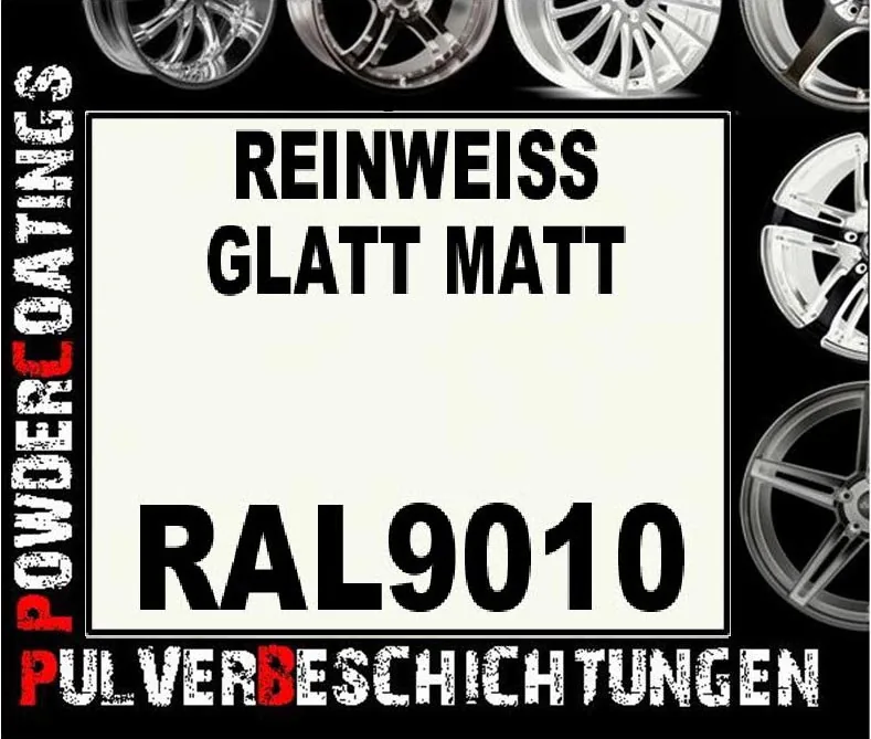 RAL 9010 Reinweiß Matt: Produktbild